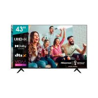 Hisense UHD Smart TV 43A6BG 108 cm (42.5") 4K Ultra HD Wi-Fi Preto