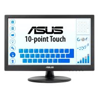 ASUS VT168HR monitor de ecrã 39,6 cm (15.6") 1366 x 768 pixels WXGA LED Ecrã táctil Preto