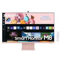 Samsung S32BM80PUU 81,3 cm (32") 3840 x 2160 pixels 4K Ultra HD LED Rosa, Branco