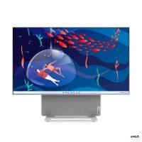 Lenovo Yoga AIO 7 27APH8 AMD Ryzen™ 7 7840HS 68,6 cm (27") 2560 x 1440 pixels Ecrã táctil PC All-in-One 32 GB LPDDR5-SDRAM 1 TB SSD NVIDIA GeForce RTX 4050 Windows 11 Home Wi-Fi 6E (802.11ax) Cinzento