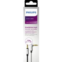 Philips DLC2402BK/10 cabo de áudio 1,2 m 3.5mm Preto