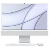 Apple iMac Apple M M1 61 cm (24") 4480 x 2520 pixels 8 GB 256 GB SSD PC All-in-One macOS Big Sur Wi-Fi 6 (802.11ax) Prateado