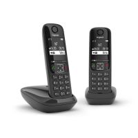 Telefone GIGASET AS690 INALAMBRICO DUO Preto