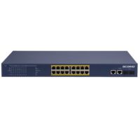 Switch Acorid Web Smart LS7700-16P-250W com 16 portas 10/100Mbps PoE (802.3at - 30W por porta) + 2 Giga e 2 SFP Uplink.