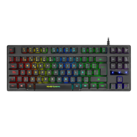 Teclado MARSGAMING Compact TKL Mechanical, Outemu SQ Blue, Portugues - MKXTKLBPT