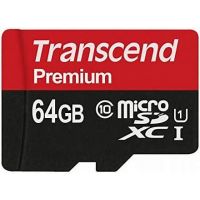  Transcend TS64GUSDU1 cartão de memória 64 GB MicroSDXC MLC Classe 10
