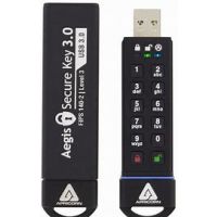  Apricorn ASK3-NX unidade de memória USB 128 GB USB Type-A 3.2 Gen 1 (3.1 Gen 1) Preto