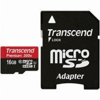  Transcend 16GB microSDHC Class 10 UHS-I MLC Classe 10