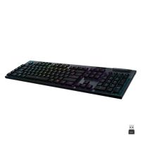 Logitech G G915 LIGHTSPEED Wireless RGB Mechanical Gaming Keyboard - GL Tactile teclado RF Wireless + Bluetooth Português Carbono