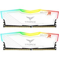 Team Group Kit 16GB (2 x 8GB) DDR4 3200MHz Delta RGB Branco CL16