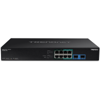 Trendnet TPE-BG102G switch de rede Não-gerido Gigabit Ethernet (10/100/1000) Power over Ethernet (PoE) 1U Preto