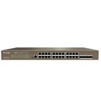 IP-COM Networks G5328P-24-410W switch de rede Gerido L3 Gigabit Ethernet (10/100/1000) Power over Ethernet (PoE) 1U Preto
