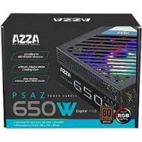 Azza PSAZ-650W(ARGB) fonte de alimentação 20+4 pin ATX ATX Preto