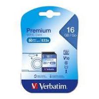  Verbatim Premium 16 GB SDHC Classe 10