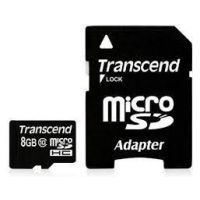 Transcend TS8GUSDHC10 cartão de memória 8 GB MicroSDHC NAND Classe 10