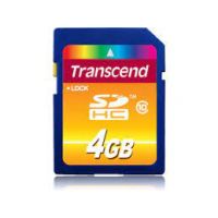 Transcend TS4GSDHC10 cartão de memória 4 GB SDHC NAND Classe 10