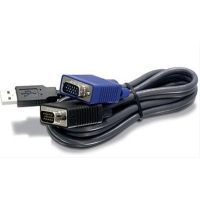 cabo TRENDENET KVM USB/VGA 3MTS 10PIES