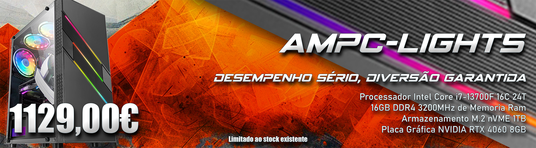 AMPC-LITE5-INTEL CORE I7 13700F NVIDIA RTX 4060 8GB