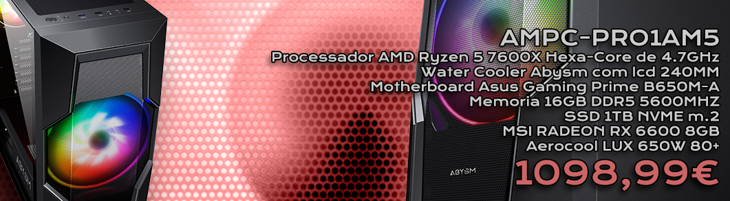 AMPC-PRO5-RYZEN 7 7700X RX6700 12GB GDR6